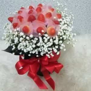 strawberry flower bouquet